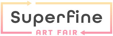 a logo for the SuperFine Art Fair